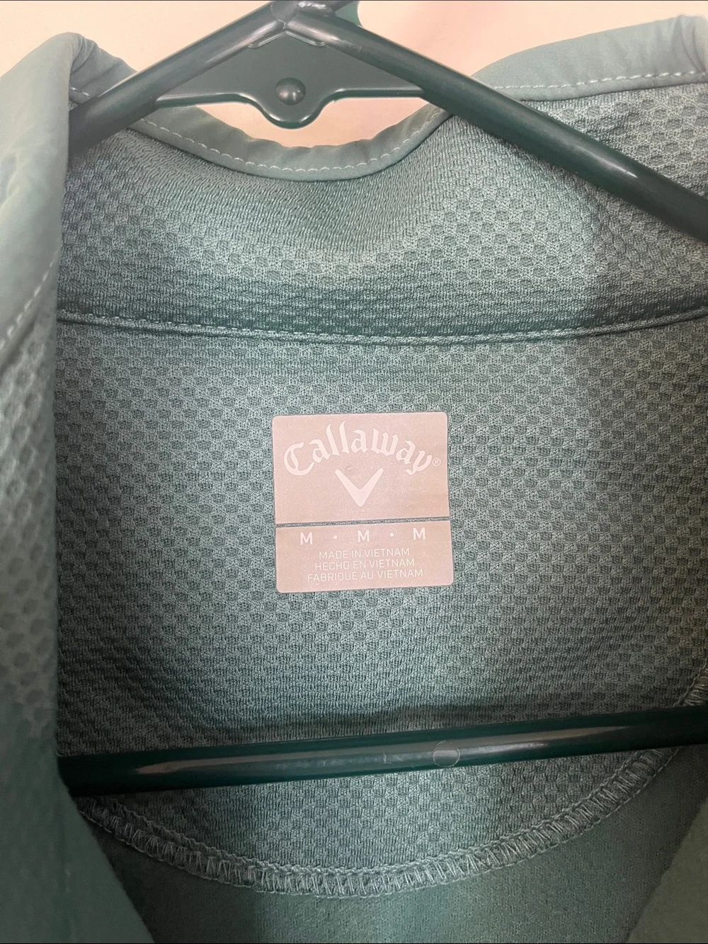 Callaway Green Half-Zip Pullover